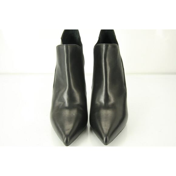 Saint Laurent Black Leather Paris Pointed Toe Ankle Boots Size 39.5 NIB YSL Yves - Picture 4 of 12